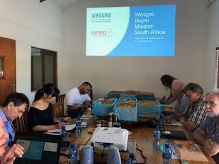 Meeting with South African supplier of dried fruits