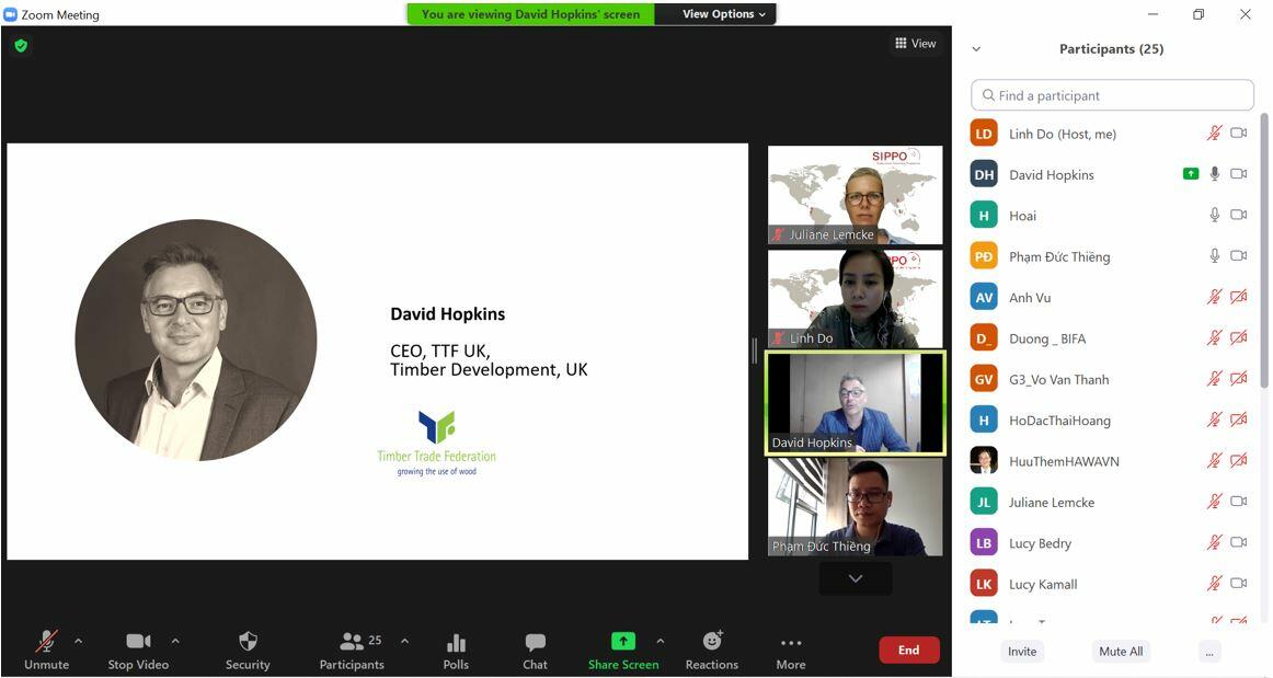 Exchange between  The Timber Trade Federation TTF and Vietnamese BSOs