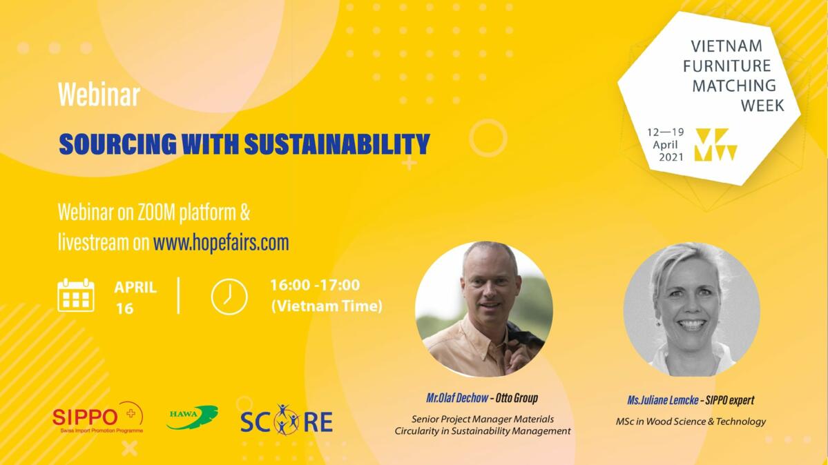 Webinar on Sourcing with Sustainability 